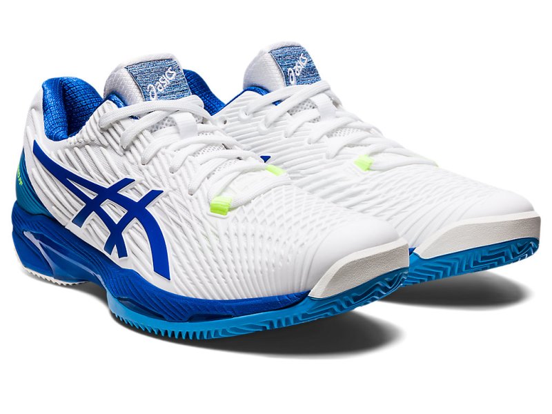 Asics Solution Speed FF 2 Clay Teniški Copati Moški Bele Modre | SI8146-978