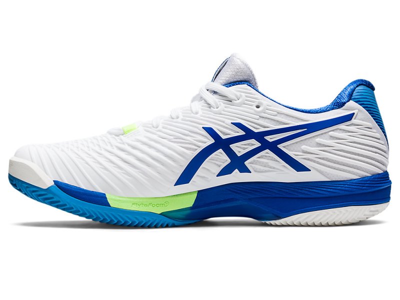 Asics Solution Speed FF 2 Clay Teniški Copati Moški Bele Modre | SI8146-978