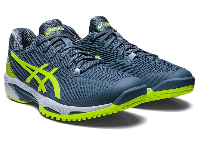 Asics Solution Speed FF 2 OC Teniški Copati Moški Sive Modre Zelene | SI9642-407