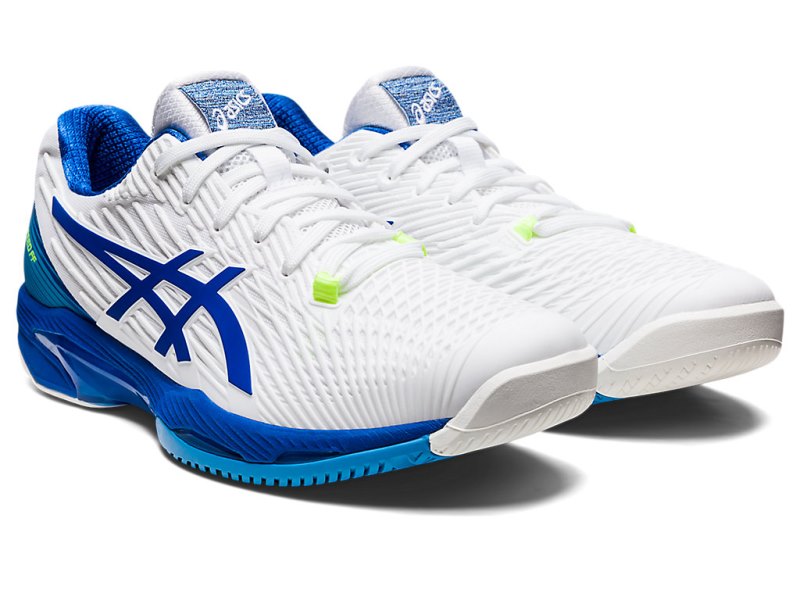 Asics Solution Speed FF 2 Teniški Copati Moški Bele Modre | SI0980-104