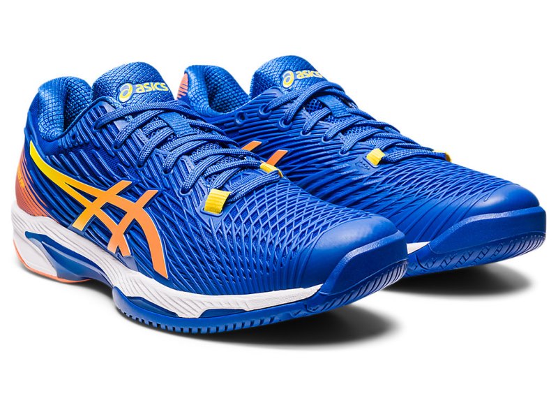 Asics Solution Speed FF 2 Teniški Copati Moški Modre Oranžne | SI1132-271