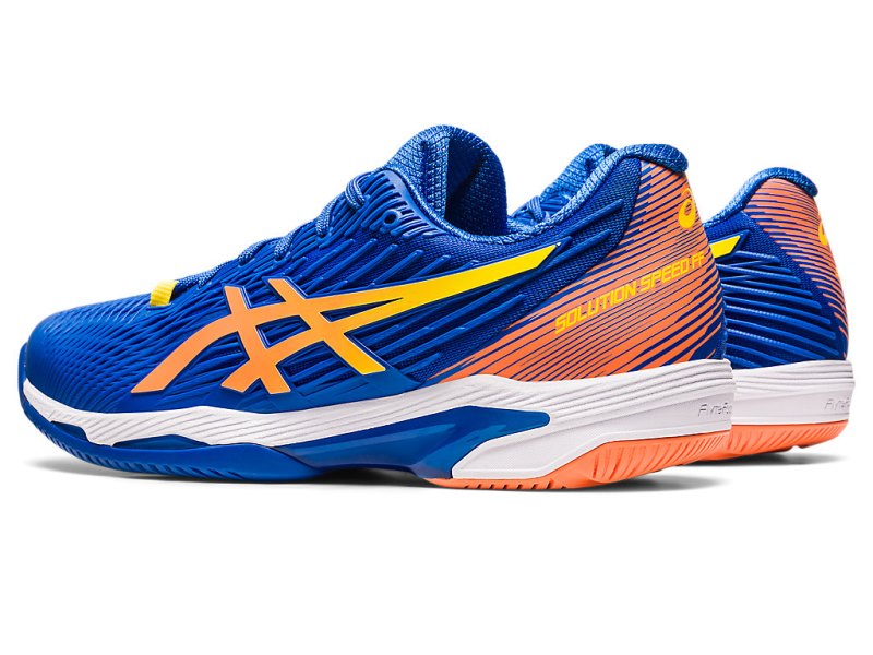 Asics Solution Speed FF 2 Teniški Copati Moški Modre Oranžne | SI1132-271