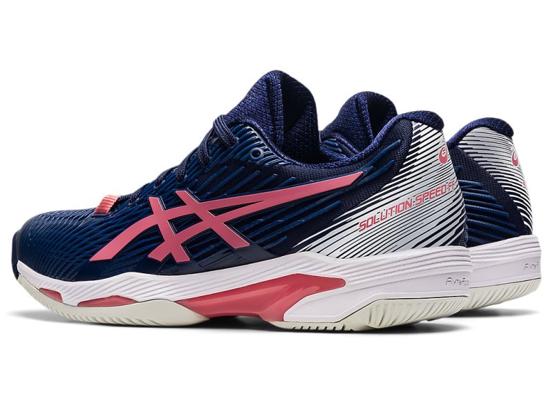 Asics Solution Speed FF 2 Teniški Copati Ženske Temno Modre Roza | SI5812-711