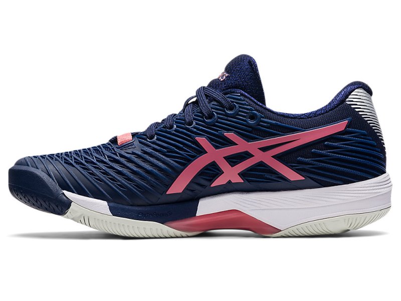 Asics Solution Speed FF 2 Teniški Copati Ženske Temno Modre Roza | SI5812-711