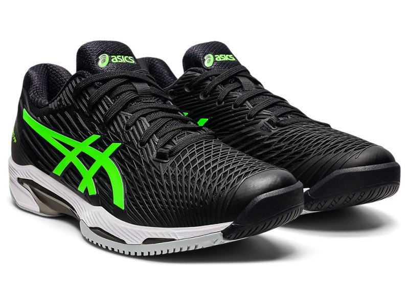 Asics Solution Speed FF 2 Teniški Copati Moški Črne Zelene | SI9303-091