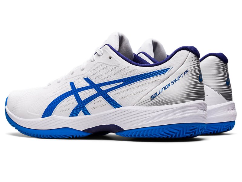 Asics Solution Swift FF Clay Teniški Copati Moški Bele Modre | SI1148-008