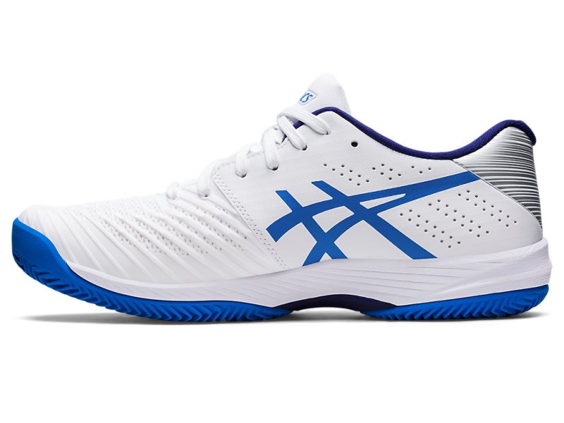 Asics Solution Swift FF Clay Teniški Copati Moški Bele Modre | SI1148-008