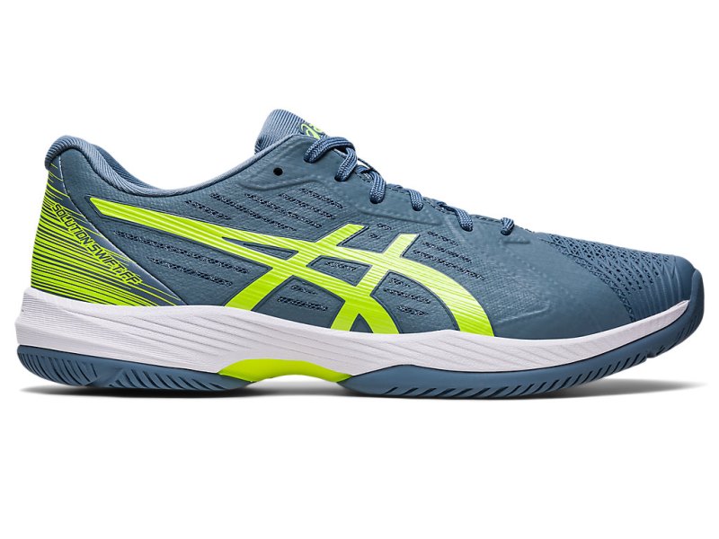 Asics Solution Swift FF Teniški Copati Moški Sive Modre Zelene | SI1943-303