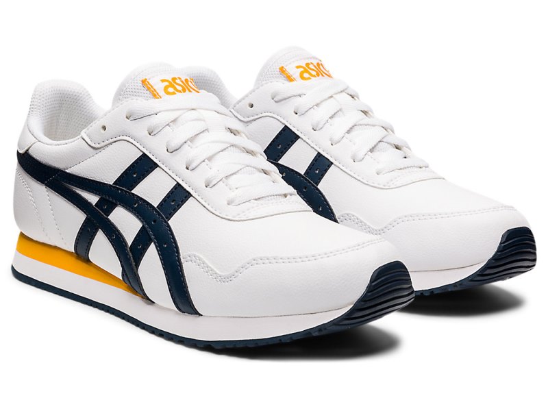 Asics Tiger Runner Superge Moški Bele Modre | SI2689-303