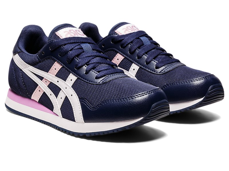 Asics Tiger Runner Superge Ženske Temno Modre Bele | SI8842-518