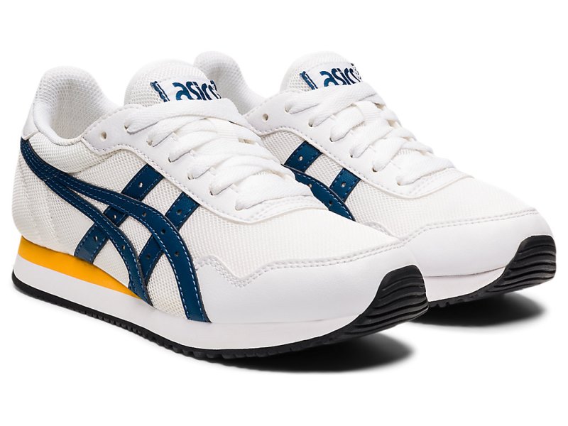 Asics Tiger Runner Tekaški Čevlji Otroški Bele Svetlo Indigo | SI2248-228