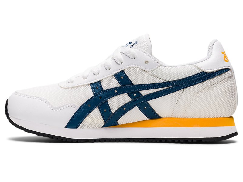 Asics Tiger Runner Tekaški Čevlji Otroški Bele Svetlo Indigo | SI2248-228