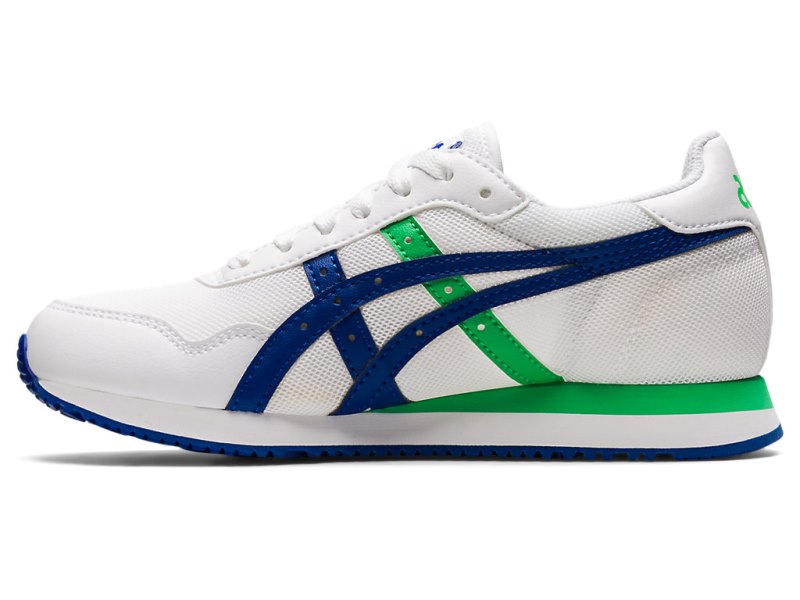 Asics Tiger Runner Tekaški Čevlji Otroški Bele Modre | SI7337-679