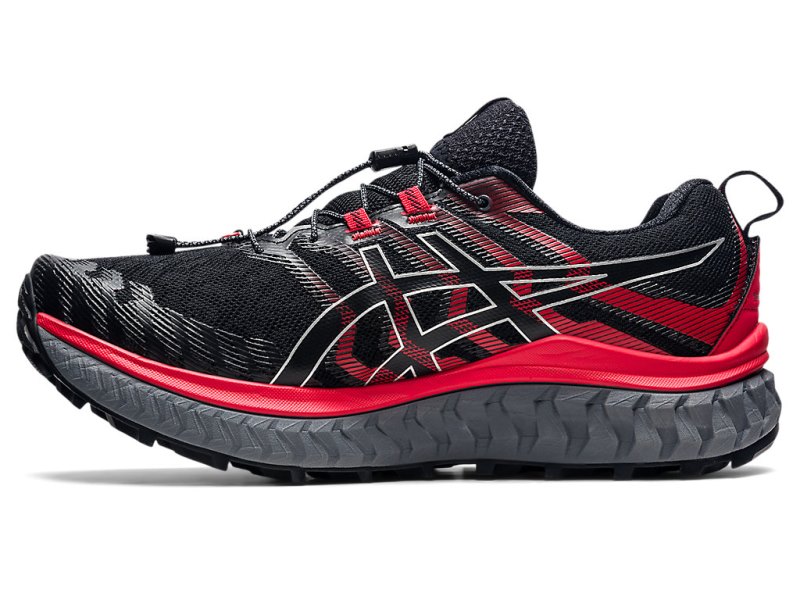 Asics Trabuco Max Tekaški Čevlji Moški Črne Rdeče | SI5968-336