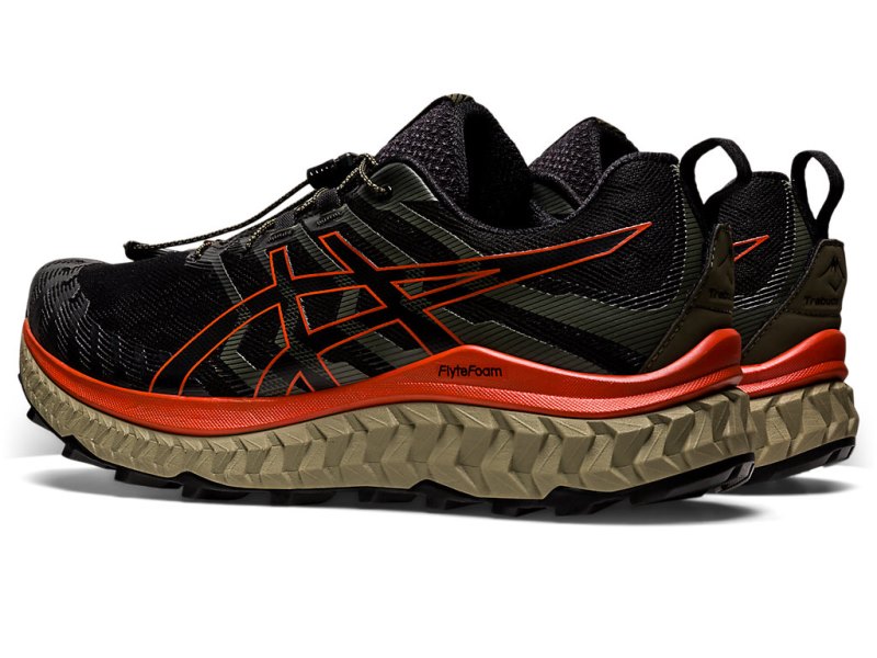 Asics Trabuco Max Tekaški Čevlji Moški Črne Roza | SI5972-657