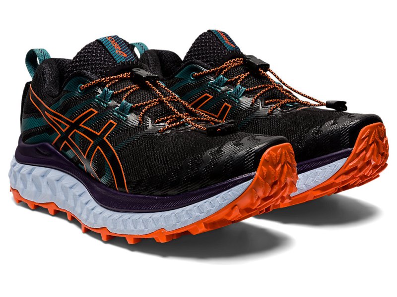 Asics Trabuco Max Tekaški Čevlji Ženske Črne Oranžne | SI6994-182