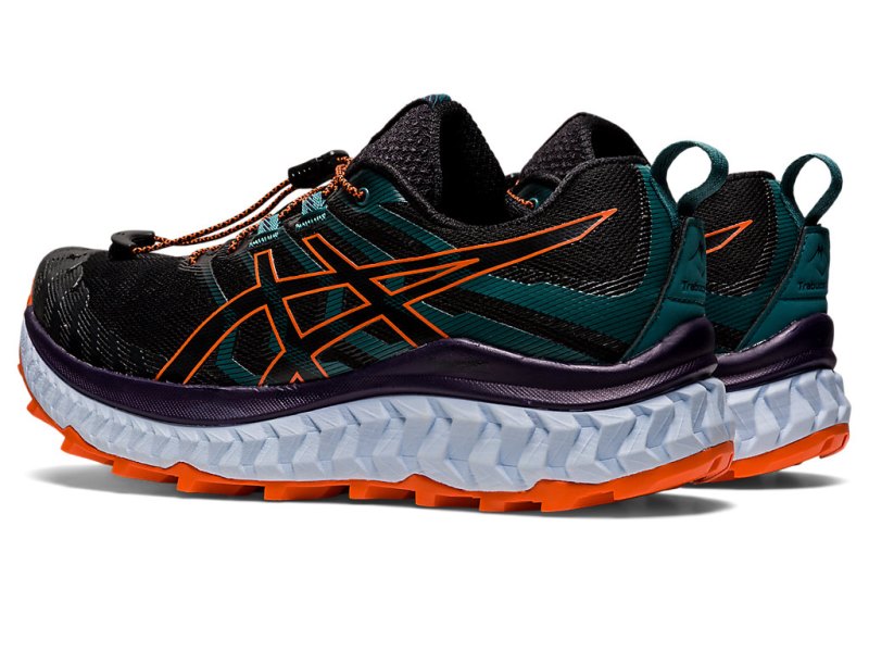 Asics Trabuco Max Tekaški Čevlji Ženske Črne Oranžne | SI6994-182