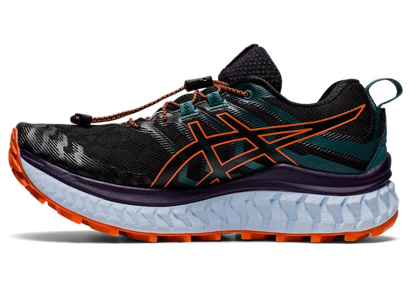 Asics Trabuco Max Tekaški Čevlji Ženske Črne Oranžne | SI6994-182