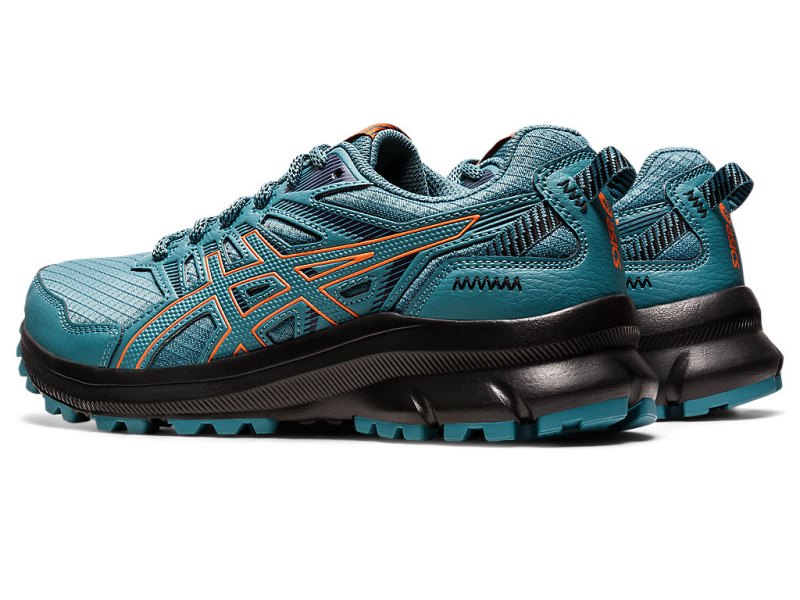 Asics Trail Scout 2 Tekaški Čevlji Ženske Svetlo Modre Temno Zelene Oranžne | SI7257-194