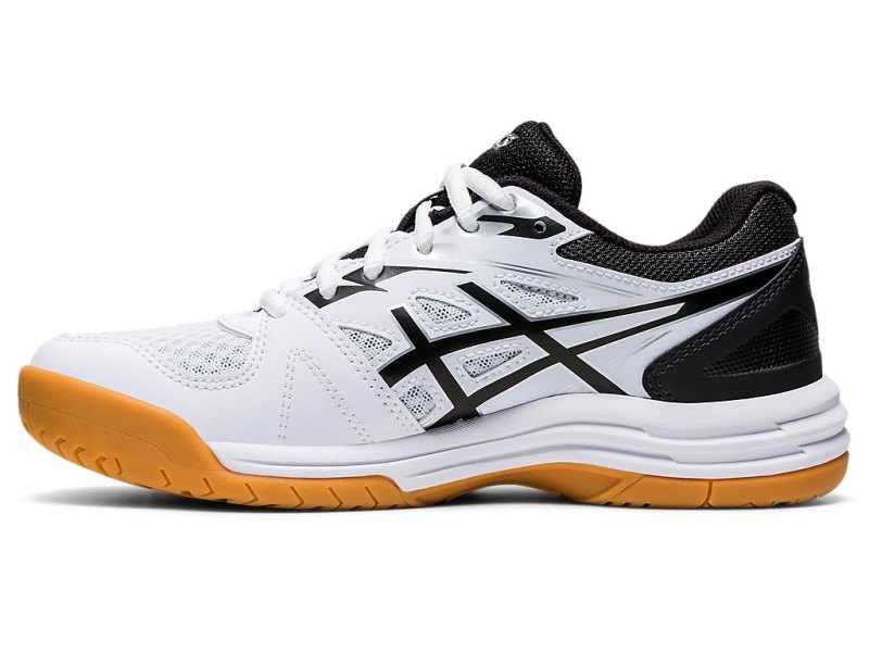 Asics Upcourt 4 Športne Superge Otroški Bele Črne | SI9624-145