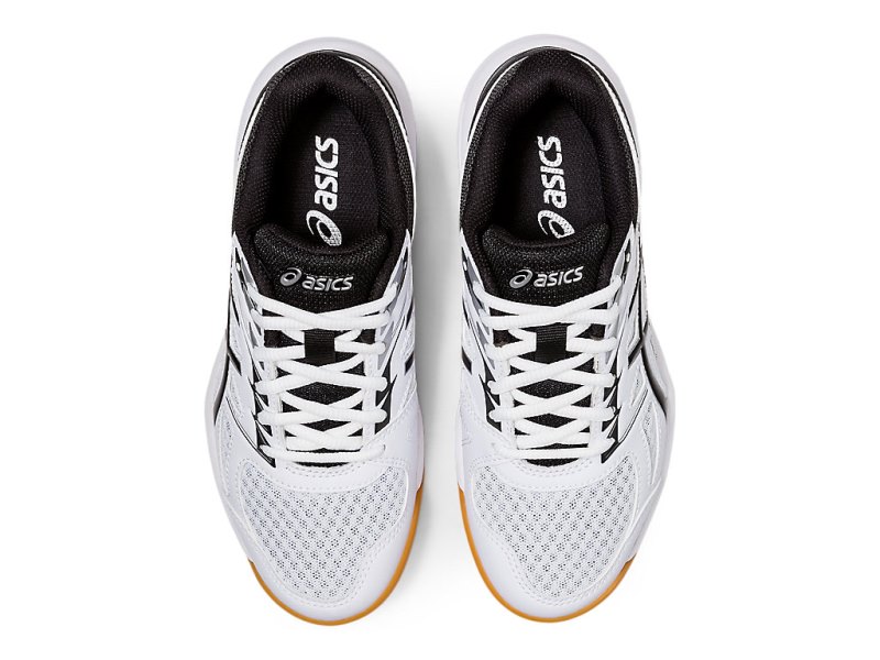 Asics Upcourt 4 Športne Superge Otroški Bele Črne | SI9624-145