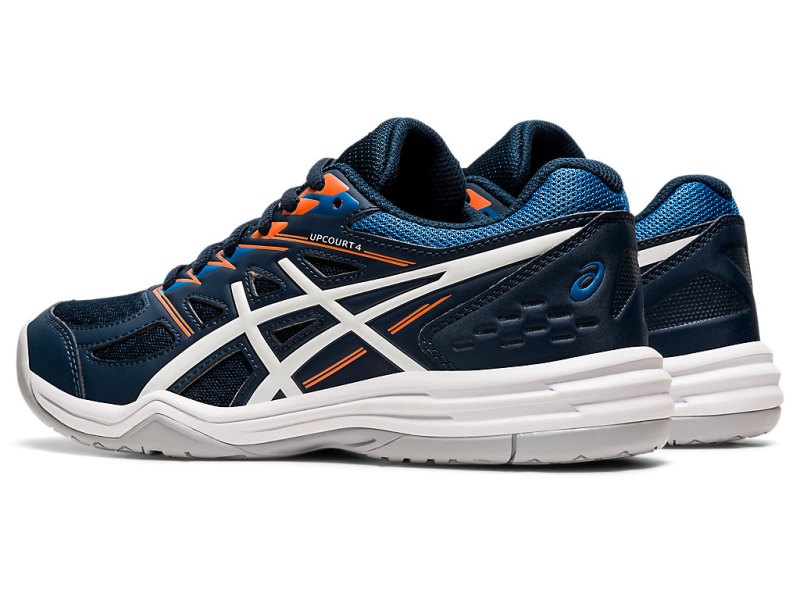 Asics Upcourt 4 Športne Superge Otroški Modre Bele | SI8601-754