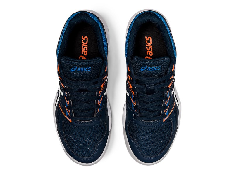 Asics Upcourt 4 Športne Superge Otroški Modre Bele | SI8601-754