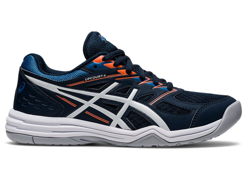 Asics Upcourt 4 Športne Superge Otroški Modre Bele | SI8601-754