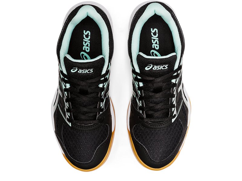 Asics Upcourt 4 Športne Superge Otroški Črne Svetlo Zelene | SI6228-619