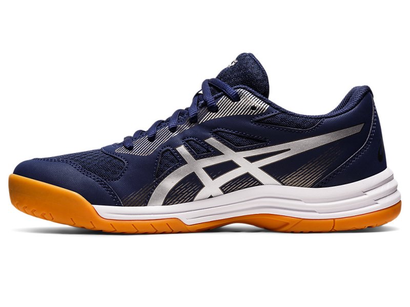 Asics Upcourt 5 Odbojkarski Čevlji Moški Temno Modre Srebrne | SI2217-179