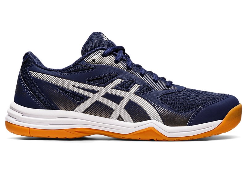 Asics Upcourt 5 Odbojkarski Čevlji Moški Temno Modre Srebrne | SI2217-179