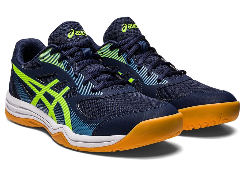 Asics Upcourt 5 Odbojkarski Čevlji Moški Črne Zelene | SI2613-099