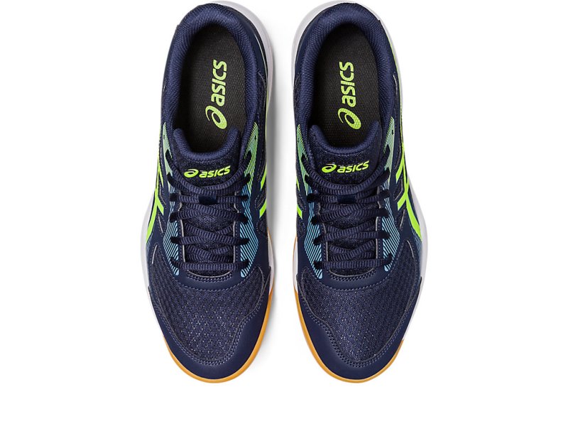 Asics Upcourt 5 Odbojkarski Čevlji Moški Črne Zelene | SI2613-099