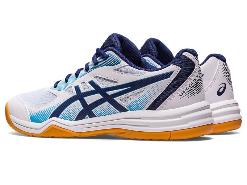 Asics Upcourt 5 Odbojkarski Čevlji Moški Bele Indigo Modre | SI7700-610