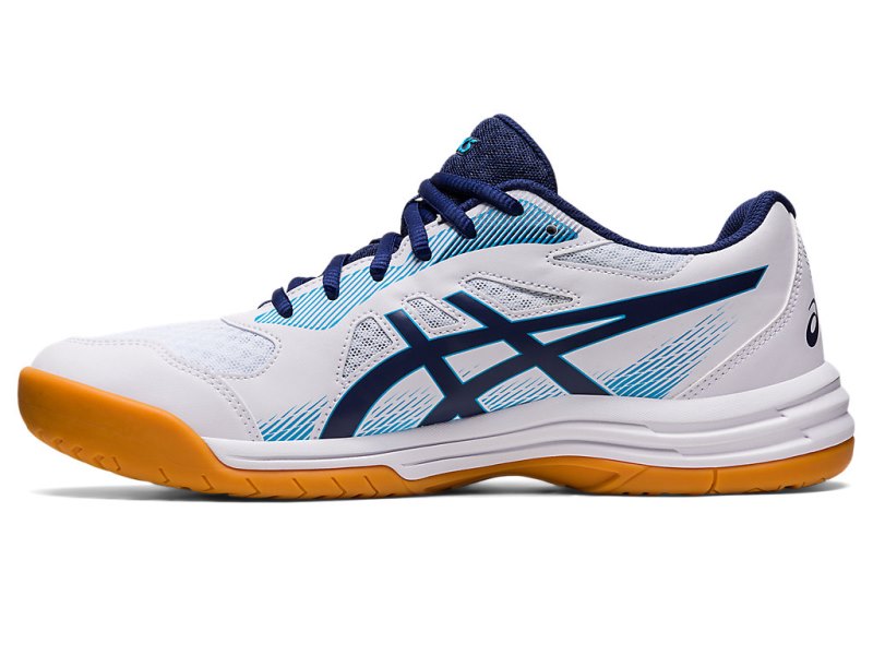 Asics Upcourt 5 Odbojkarski Čevlji Moški Bele Indigo Modre | SI7700-610