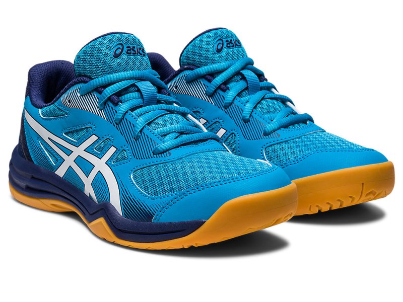 Asics Upcourt 5 Športne Superge Otroški Modre Bele | SI1751-527