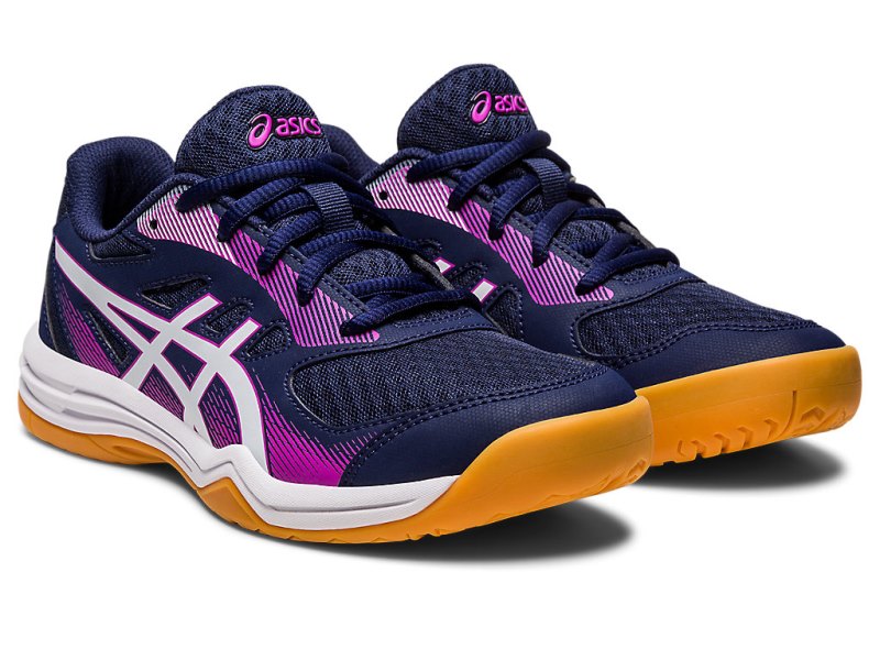 Asics Upcourt 5 Športne Superge Otroški Temno Modre Vijolične | SI4238-310