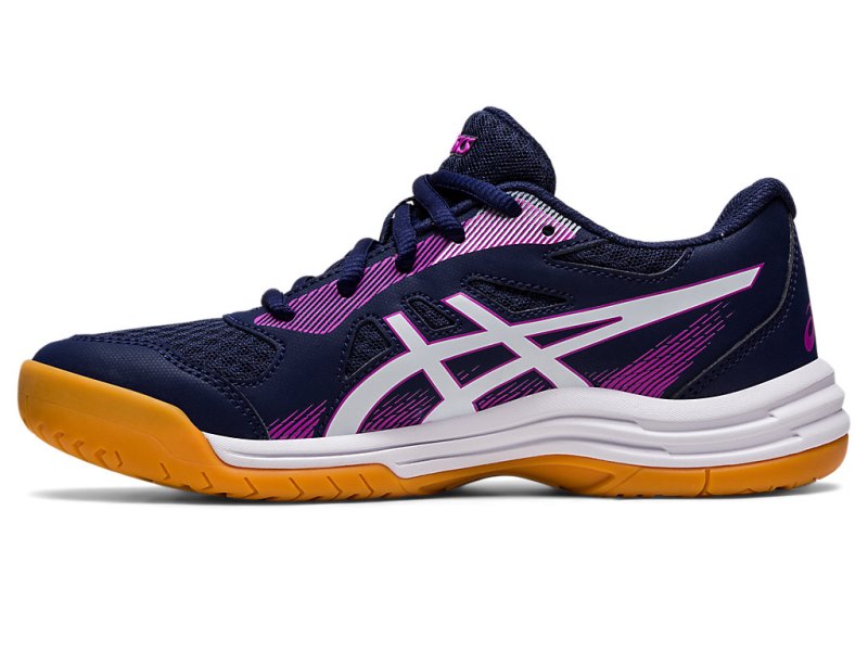 Asics Upcourt 5 Športne Superge Otroški Temno Modre Vijolične | SI4238-310