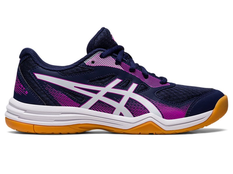 Asics Upcourt 5 Športne Superge Otroški Temno Modre Vijolične | SI4238-310